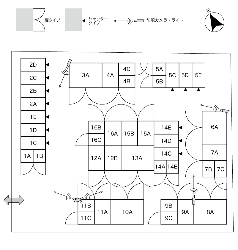 No.134 鳴子団地コンテナ 間取り図