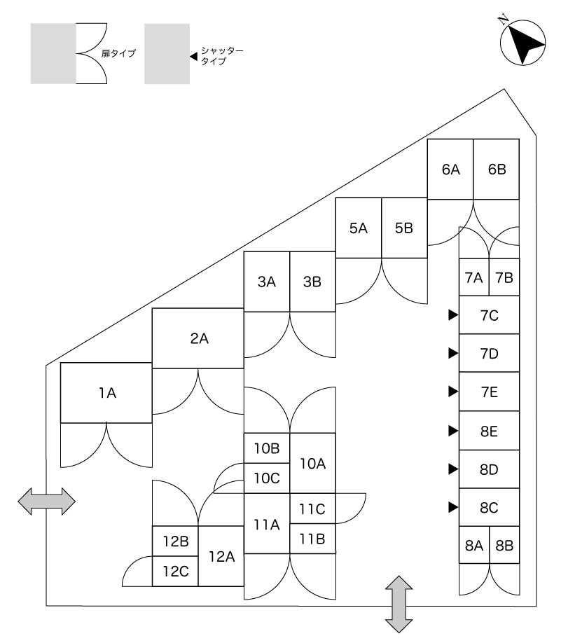 No.150 塩浜コンテナ 間取り図