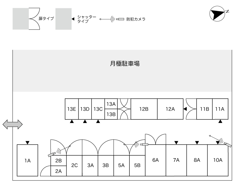 No.154 宝神Ⅱコンテナ 間取り図