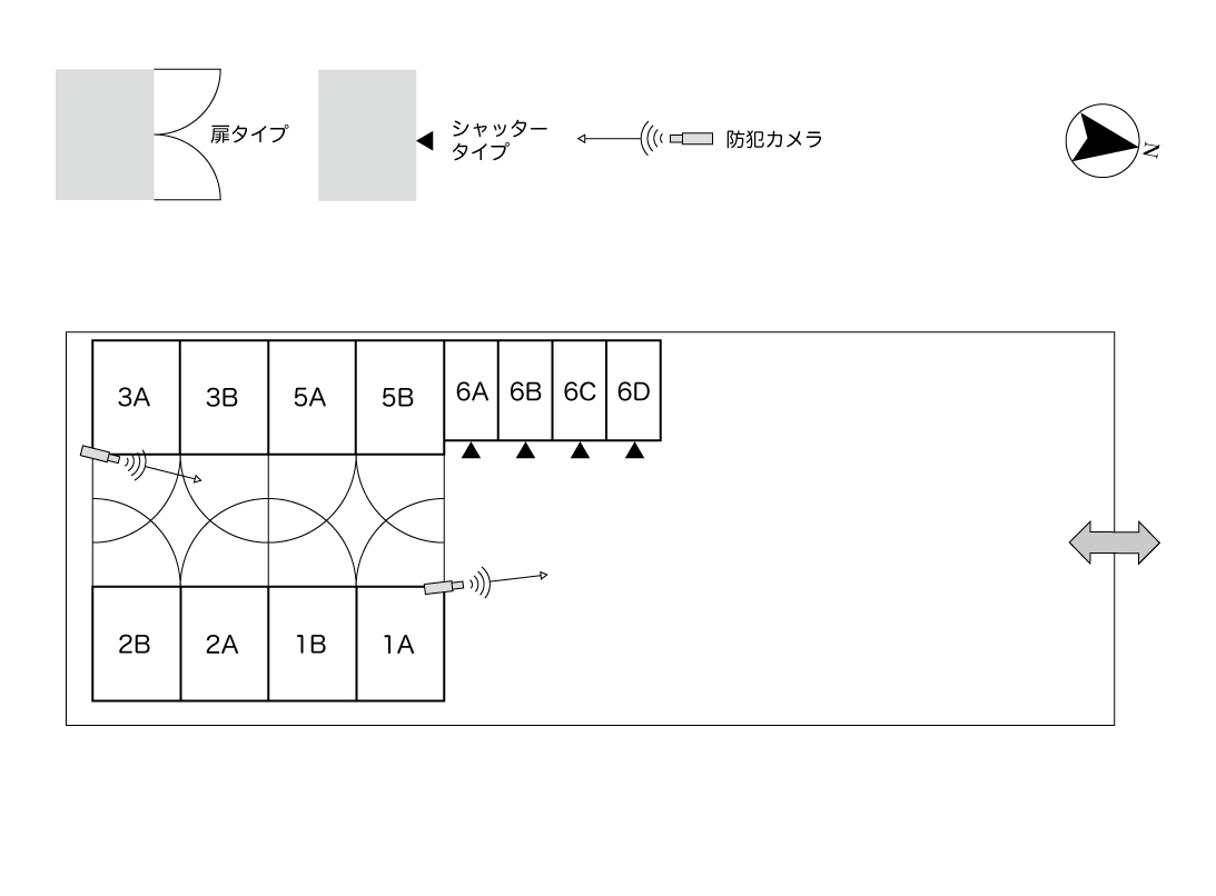 No.172 西北野コンテナ 間取り図