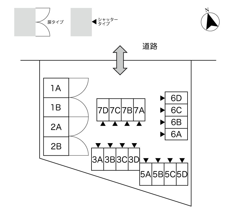 No.173 前飛保コンテナ 間取り図
