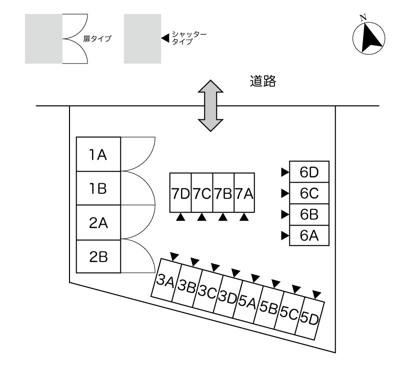No.173 前飛保コンテナ 間取り図
