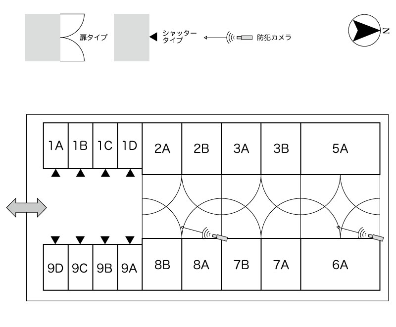 No.182 貝田コンテナ 間取り図