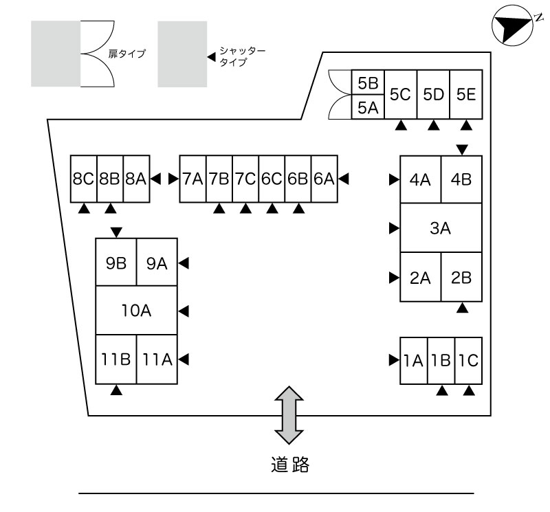 No.025 北野コンテナ 間取り図