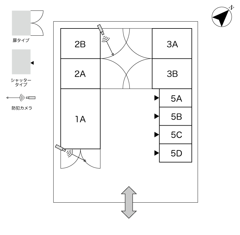 No.185 太田川駅前コンテナ 間取り図