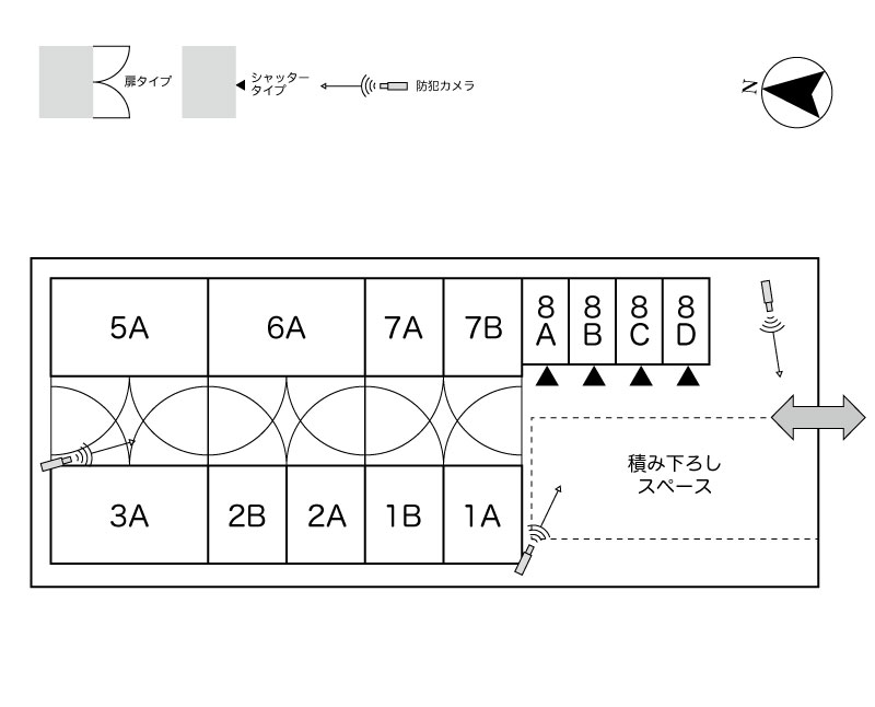 No.186 黄金陸橋コンテナ 間取り図