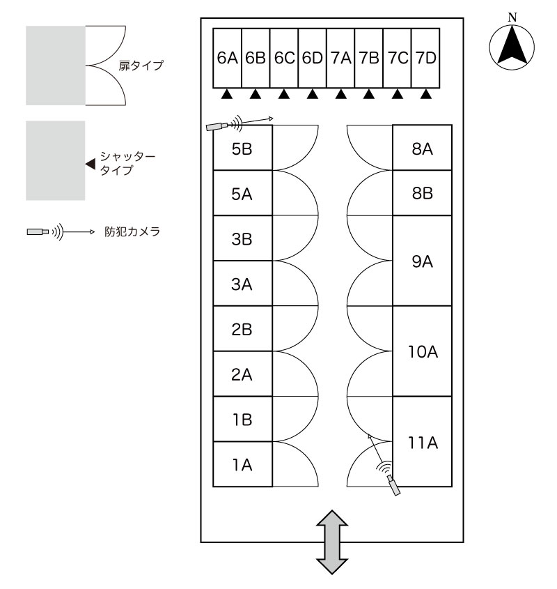 No.195 本城町コンテナ 間取り図