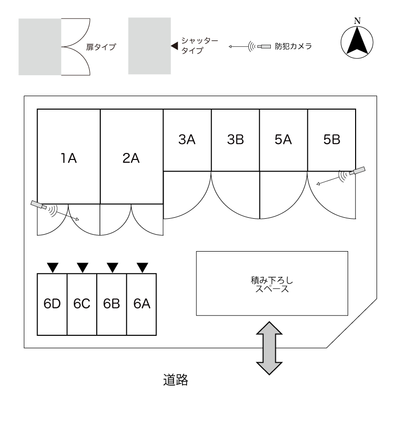 No.196 稲葉地五丁目コンテナ 間取り図