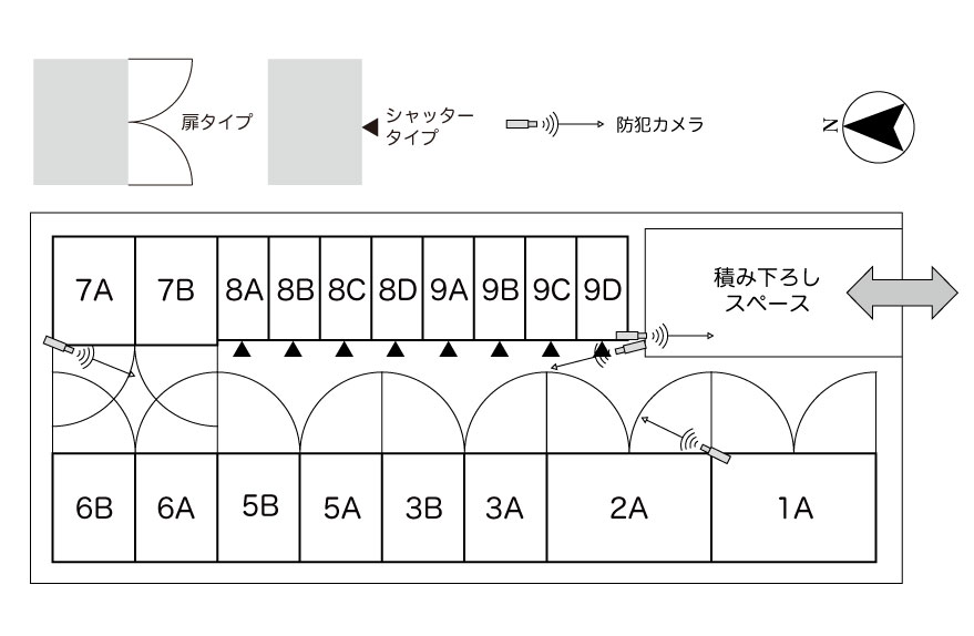 No.197 宝神三丁目コンテナ 間取り図