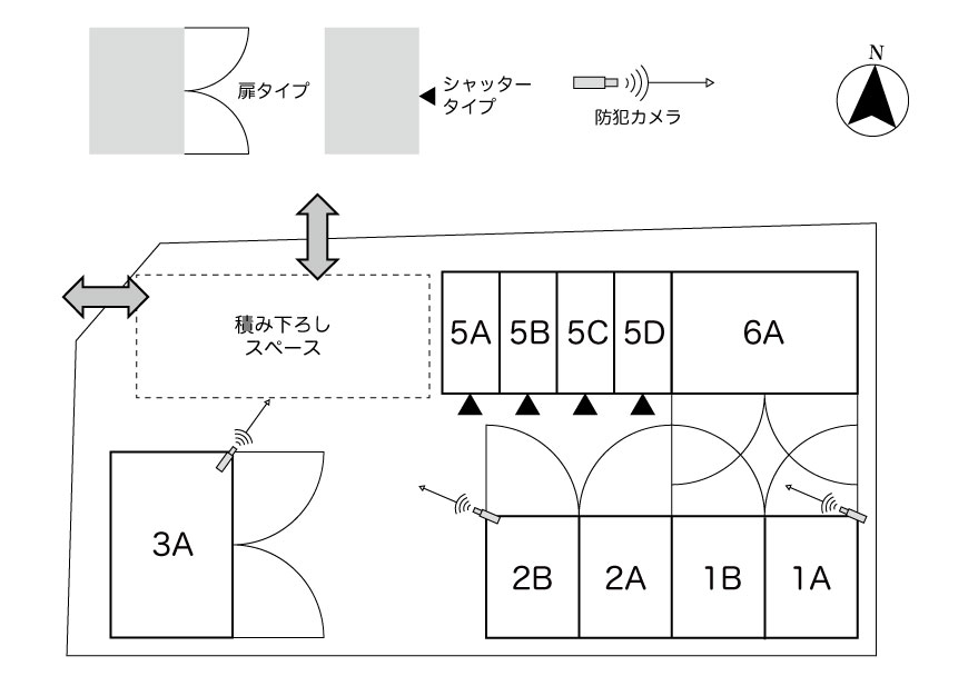 No.199 名鉄味美駅前コンテナ 間取り図