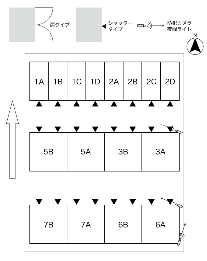No.202 藤浪町三丁目コンテナ 間取り図