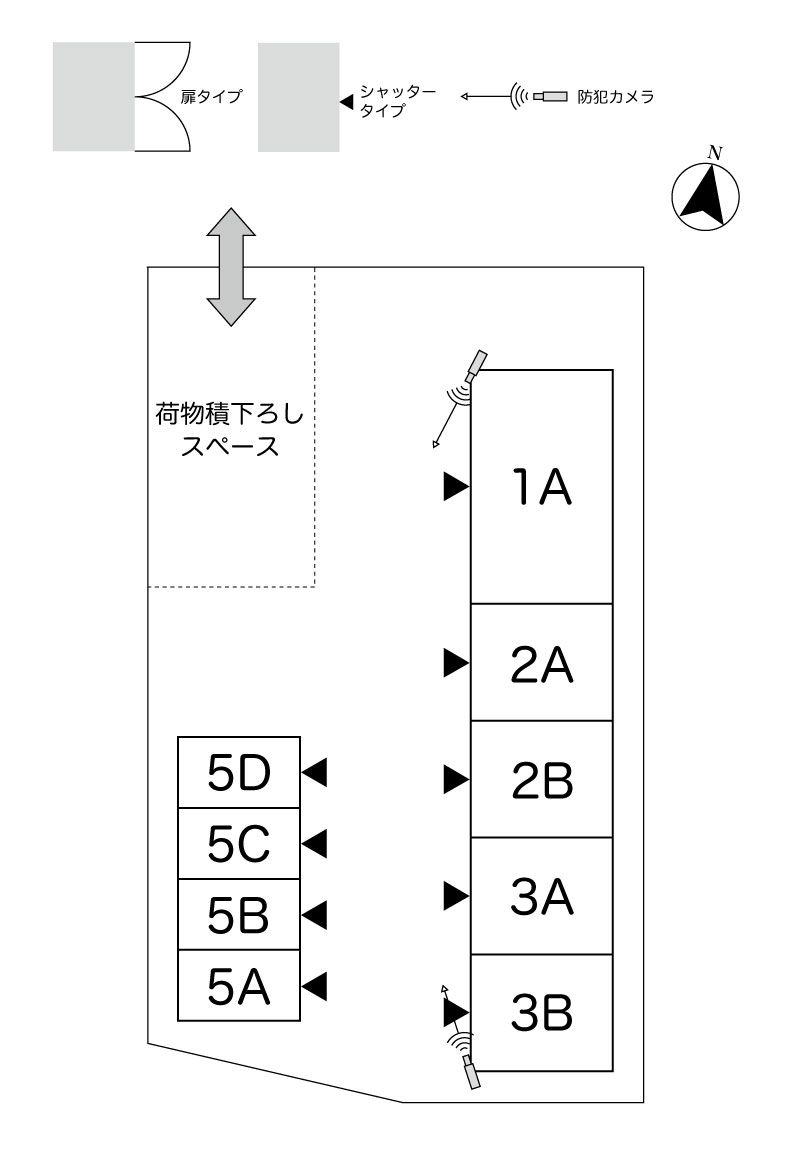 No.221 立脇町五丁目コンテナ 間取り図