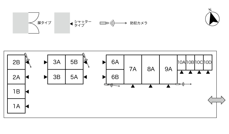 No.222 南一番町コンテナ 間取り図