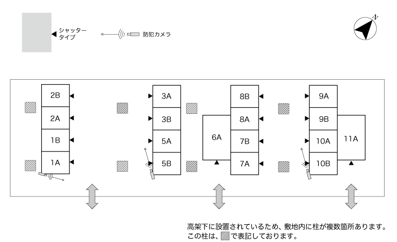 No.233 豊田梅坪コンテナ 間取り図