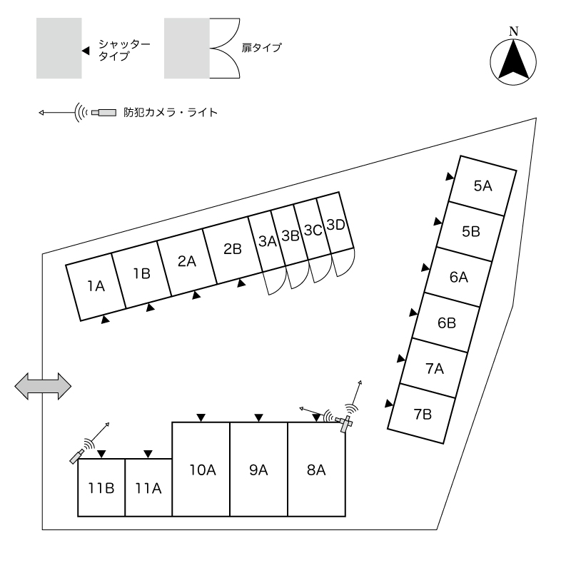 No.243 観音畑コンテナ 間取り図