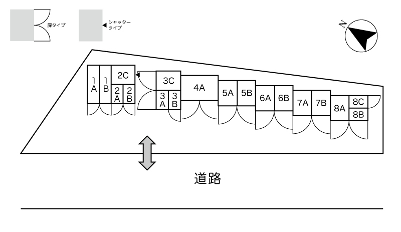 No.032 八幡新田コンテナ 間取り図