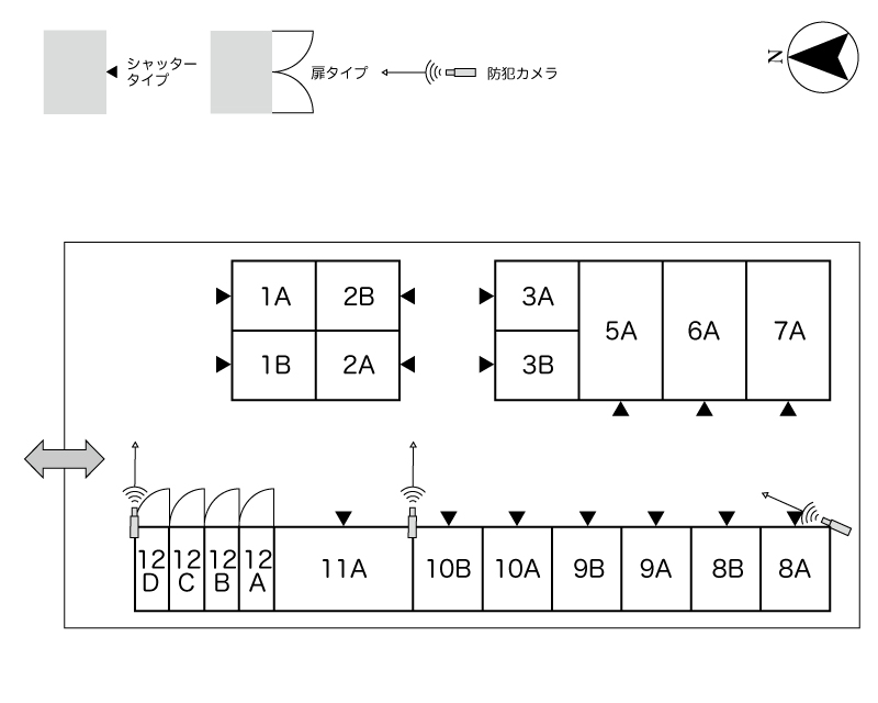 No.244 源兵衛町二丁目コンテナ 間取り図