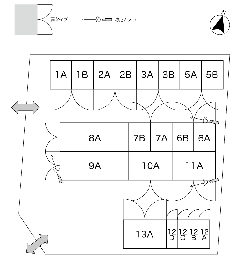 No.250 佐古木一丁目コンテナ 間取り図