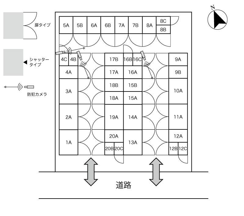 No.035 中小田井コンテナ 間取り図