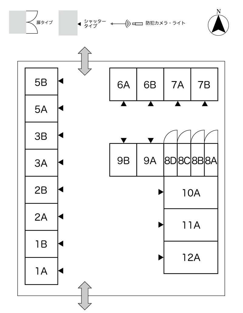 No.266 西野町一丁目コンテナ 間取り図