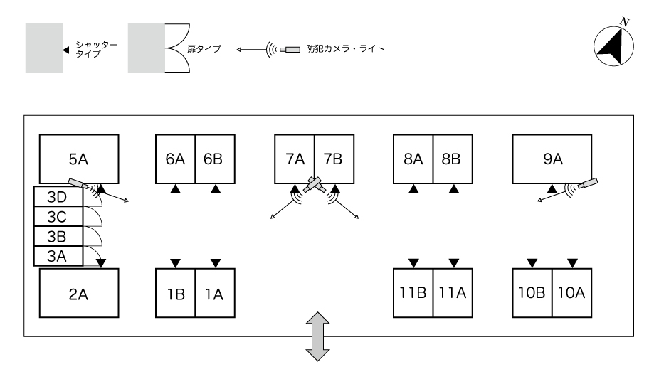 No.268 六名新町コンテナ 間取り図