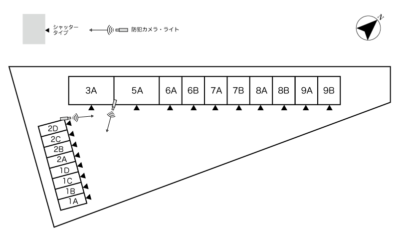 No.279 太田川駅南コンテナ 間取り図