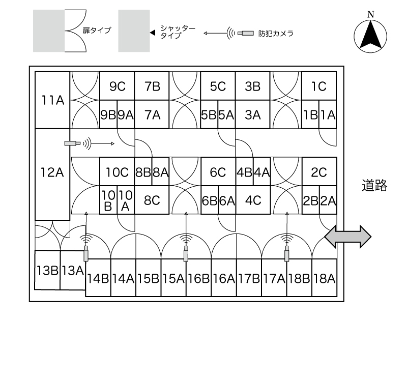 No.039 打中コンテナ 間取り図