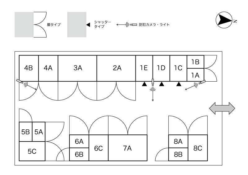 No.064 中出コンテナ 間取り図