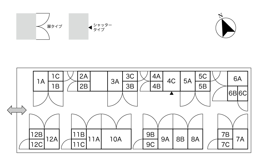 No.075 新栄コンテナ 間取り図
