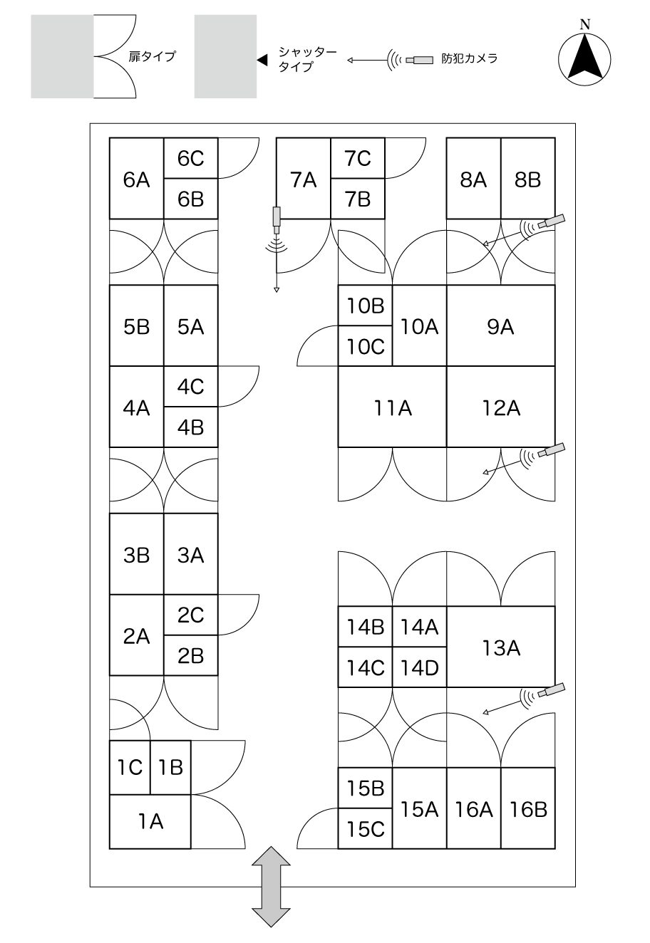No.105 柊町コンテナ 間取り図