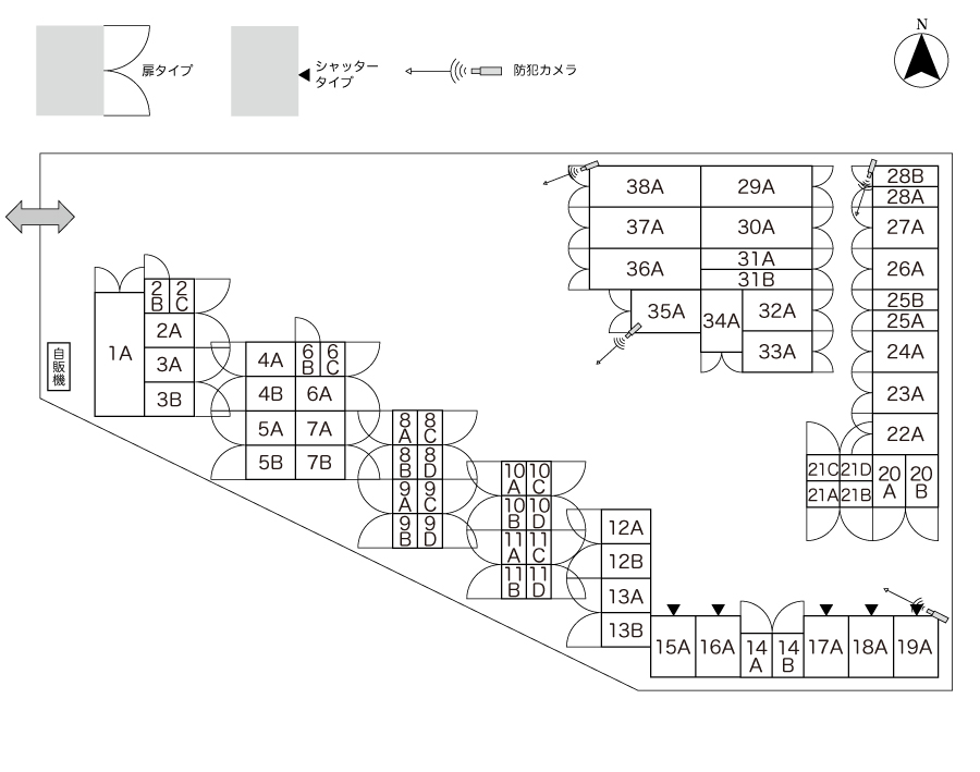 No.011 瀬古Ⅱコンテナ 間取り図